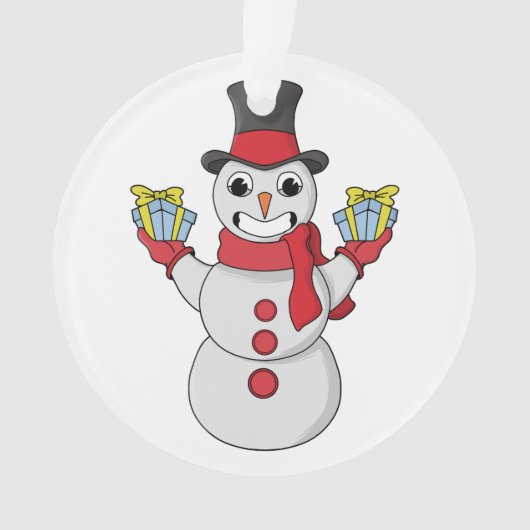 Geschenke für dich von Snowman Ornament (Vorderseite)