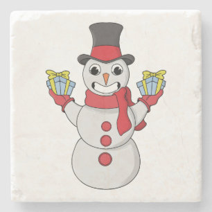 Geschenke für dich von Snowman Steinuntersetzer