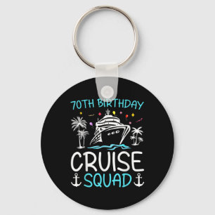 Geschenke für die 70. Geburtstags-Kreuzfahrt-Crew  Schlüsselanhänger