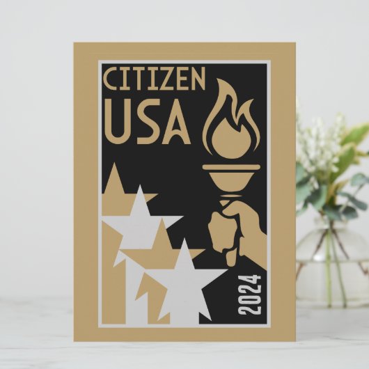 Geschenke für die amerikanische Staatsbürgerschaft (Stehend Vorderseite)