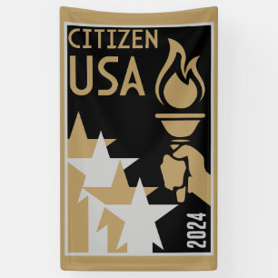 Geschenke für die amerikanische Staatsbürgerschaft Banner