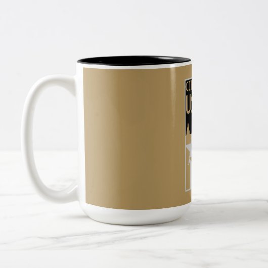 Geschenke für die amerikanische Staatsbürgerschaft Zweifarbige Tasse (Links)