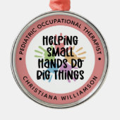 Geschenke für die Anwendung bei Kindern und Jugend Ornament Aus Metall (Vorne)