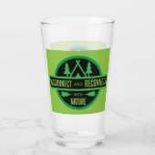 Geschenke für die beste Natur Glas (Rückseite)