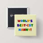 Geschenke für die besten Grußfarben der Welt Button (Vorne & Hinten)
