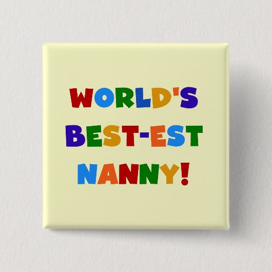 Geschenke für die besten Grußfarben der Welt Button (Vorderseite)