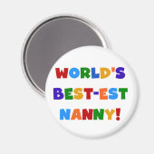 Geschenke für die besten Grußfarben der Welt Magnet (Vorderseite/Rückseite)