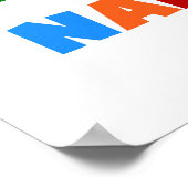 Geschenke für die besten Grußfarben der Welt Poster (Ecke)