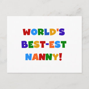 Geschenke für die besten Grußfarben der Welt Postkarte