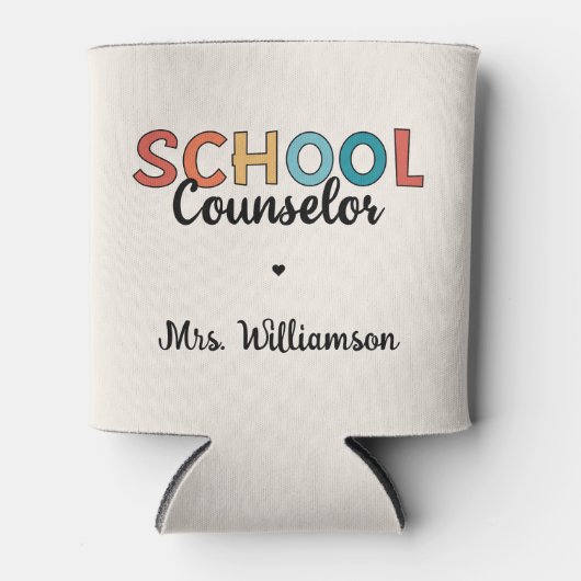 Geschenke für die Bewertung von Schulberatern Dosenkühler (Vorderseite)