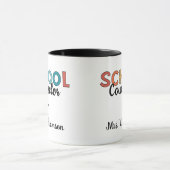 Geschenke für die Bewertung von Schulberatern Tasse (Zentrum)