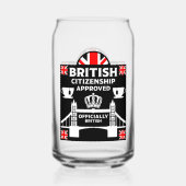Geschenke für die britische Staatsbürgerschaft Dosenglas (Rückseite)