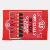 Geschenke für die britische Staatsbürgerschaft Geschirrtuch (Horizontal)