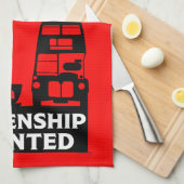 Geschenke für die britische Staatsbürgerschaft Geschirrtuch (Viertel Falte)