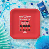 Geschenke für die britische Staatsbürgerschaft Pappteller (Party)