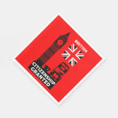 Geschenke für die britische Staatsbürgerschaft Serviette (Ecke)