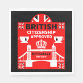 Geschenke für die britische Staatsbürgerschaft Serviette (Vorderseite)