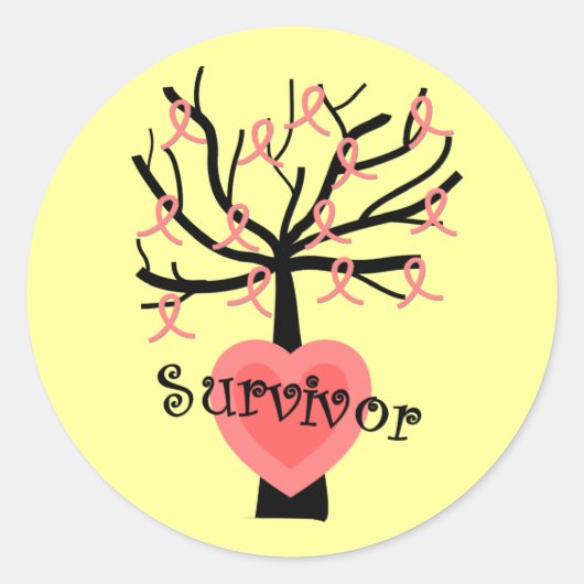 Geschenke für die Brustkrebserkrankung - Einzigart Runder Aufkleber (Vorderseite)