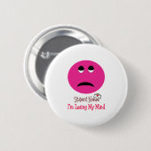 Geschenke für die Funny Student Nurse Face Button (Vorne & Hinten)