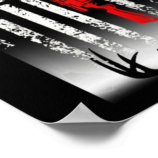 Geschenke für die Hirschjagd Poster (Ecke)