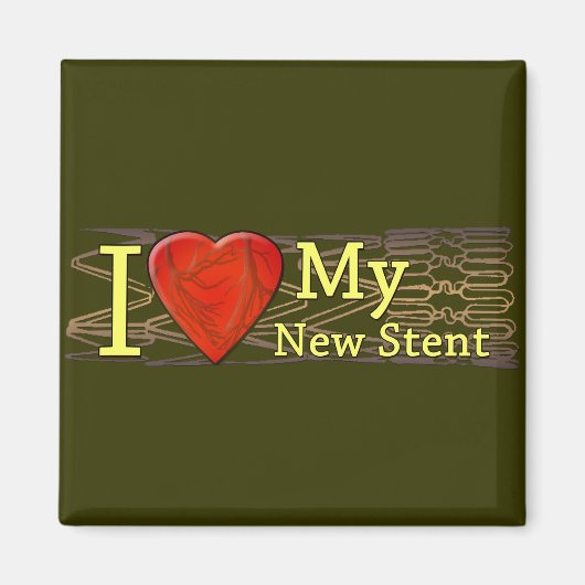 Geschenke für die kardiale Erholung | Stent T - Sh Magnet (Vorne)