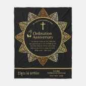 Geschenke für die katholische Priesterortung Jahre Fleecedecke (Vorderseite)