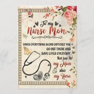 Geschenke für die Mama  Brief an meine Krankenvers Einladung