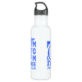 Geschenke für die Mama der Katzenkatze Edelstahlflasche (Rückseite)