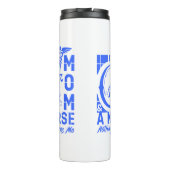 Geschenke für die Mama der Katzenkatze Thermosbecher (Rückseite)