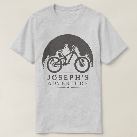 Geschenke für die Radfahrer personalisiert T-Shirt (Design vorne)