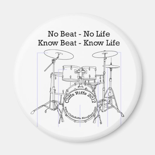 Geschenke für Drummer, Musiker und Tänzer Magnet (Vorne)