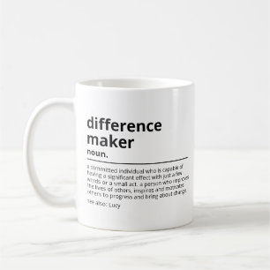 Geschenke für eine/n Unterschiedmacher/in - Wertsc Kaffeetasse