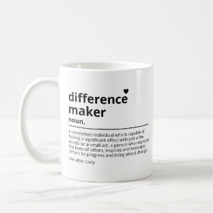 Geschenke für eine/n Unterschiedmacher/in - Wertsc Kaffeetasse
