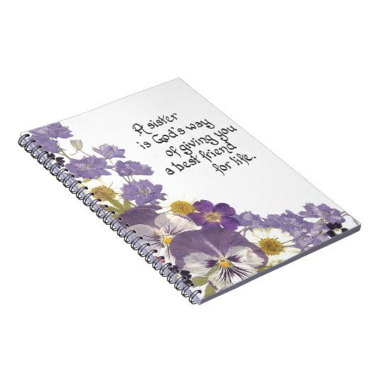 Geschenke für eine Schwester Notizblock (Rechte Seite)