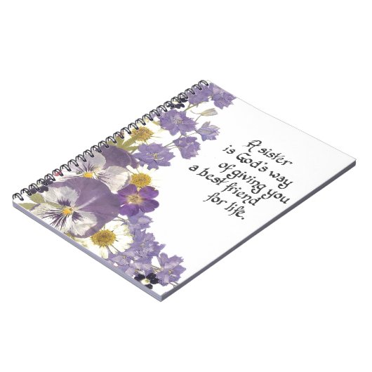 Geschenke für eine Schwester Notizblock (Linke Seite)