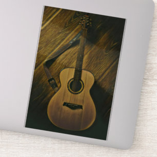 Geschenke für einen Musikergitarrist Aufkleber