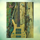 Geschenke für einen Musikergitarrist Fensteraufkleber (Blatt 3)