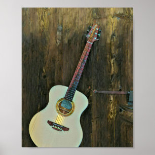 Geschenke für einen Musikergitarrist Poster