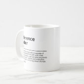 Geschenke für einen Unterschied Maker - Wertungsge Kaffeetasse (Vorderseite Links)