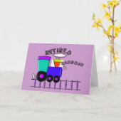 Geschenke für Eisenbahnarbeiter Karte (Gelbe Blume)