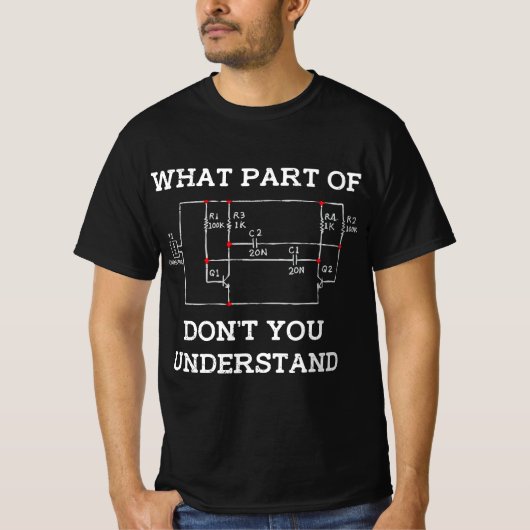 Geschenke für Elektroingenieure - Nerd der Schaltt T-Shirt (Vorderseite)