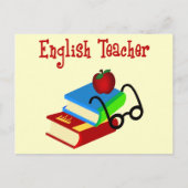Geschenke für Englischlehrer Postkarte (Vorderseite)