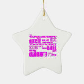 Geschenke für Enkelinnen: Bestste Enkelin Keramik Ornament (Rechts)