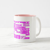 Geschenke für Enkelinnen: Bestste Enkelin Zweifarbige Tasse (VorderseiteRechts)