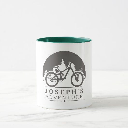 Geschenke für Fahrradfahrer Personalisiert Tasse (Zentrum)