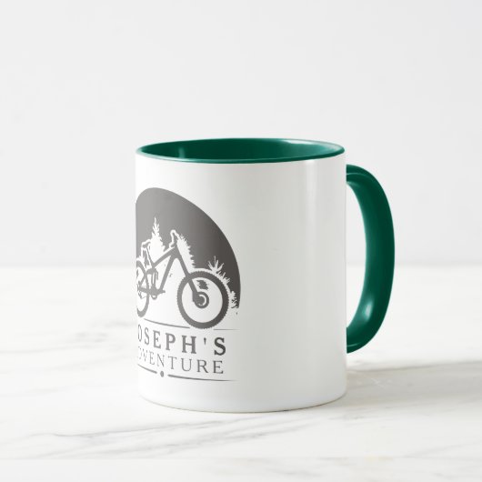Geschenke für Fahrradfahrer Personalisiert Tasse (VorderseiteRechts)