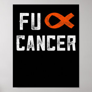 Geschenke für Frauen Fck Cancer Chemo F Cancer Not Poster