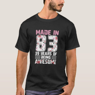 Geschenke für Frauen Vintager Geburtstag im Jahr 8 T-Shirt