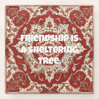 Geschenke für Freunde Persischer Tiles Glasuntersetzer