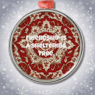 Geschenke für Freunde Persischer Tiles Ornament Aus Metall